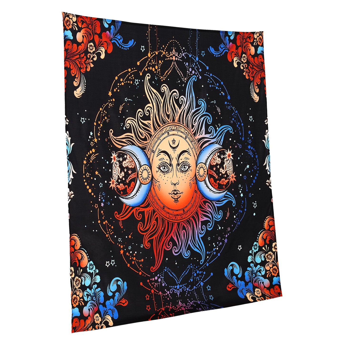 Sun & Moon Psychedelic Tapestry