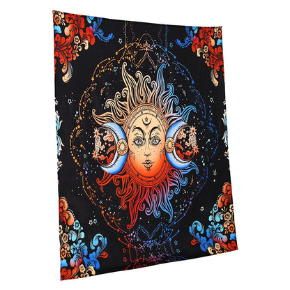 Sun & Moon Psychedelic Tapestry