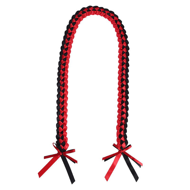 Double Layer Graduation Ribbon Garland Braided Lanyard