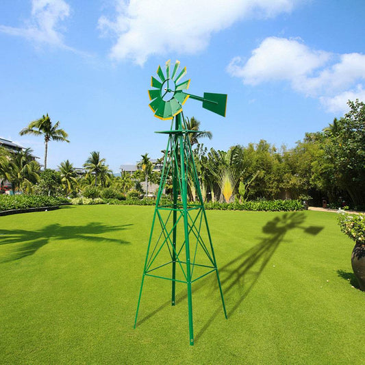 Windmill - 8FT Green Garden Windmill - Shop Jobie