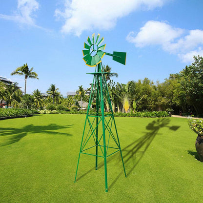 Windmill - 8FT Green Garden Windmill - Shop Jobie