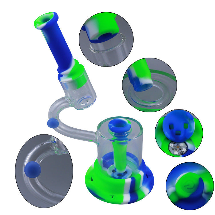 Microscope-Shaped Pipe - Glass w/LED Light