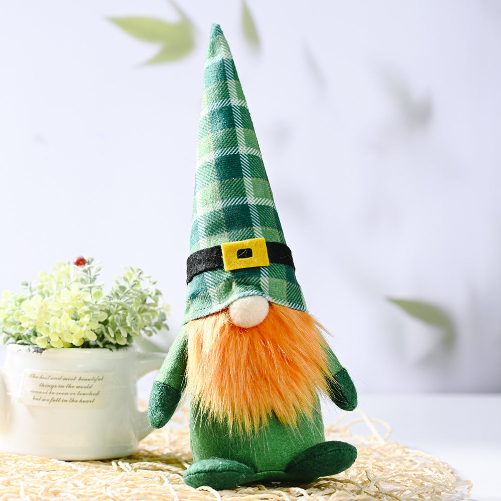 St Patrick's Day Green & Orange Irish Gnomes