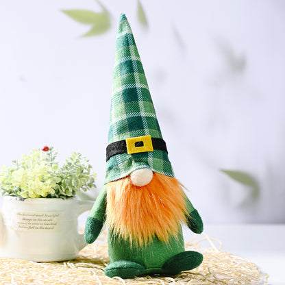 St Patrick's Day Green & Orange Irish Gnomes