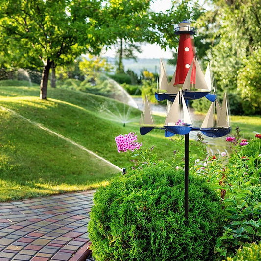 Outdoor Sailboat Windmill