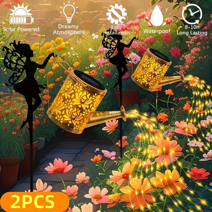 Magical Fairy Solar Lighted Watering Can