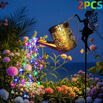 Magical Fairy Solar Lighted Watering Can