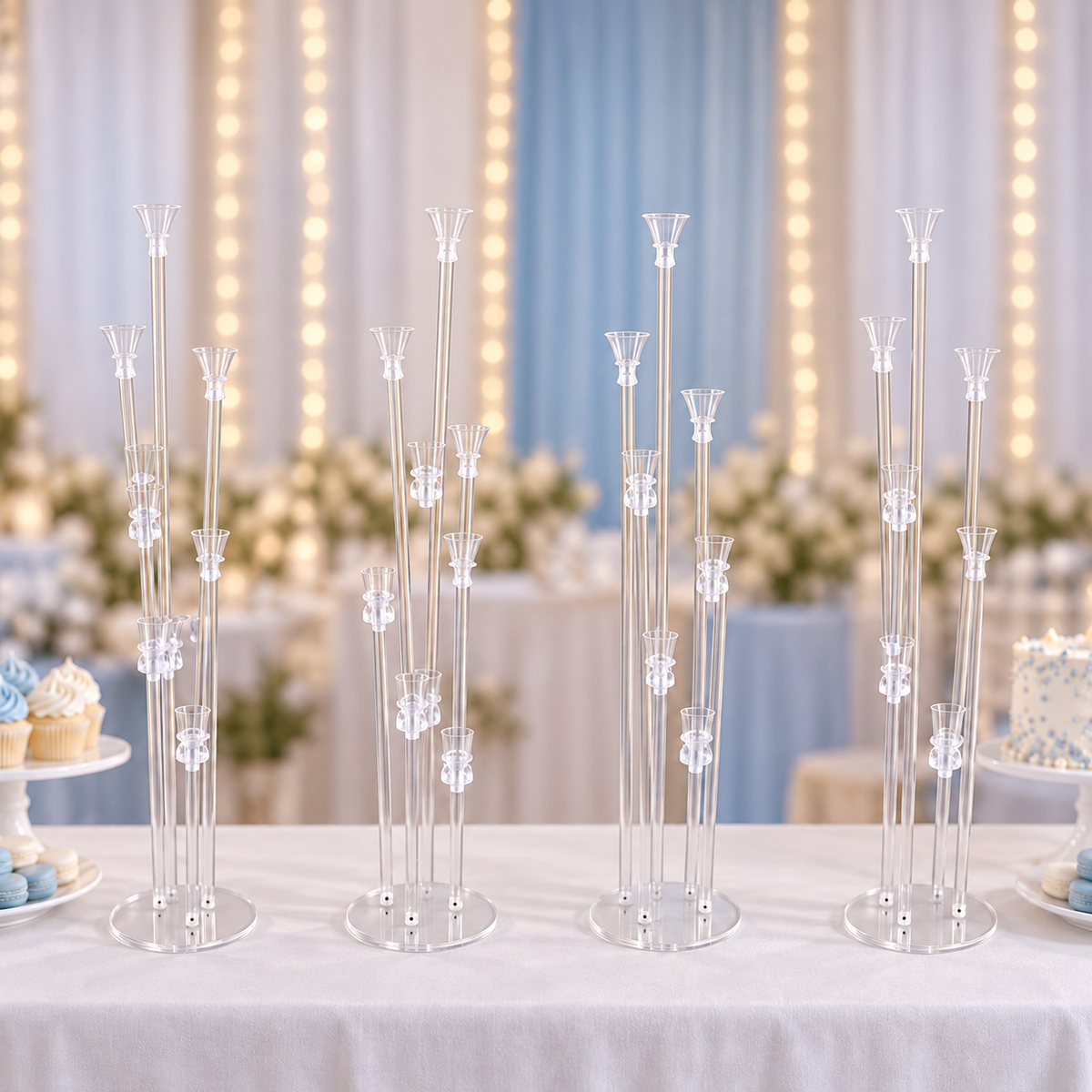 Acrylic Candelabra Centerpiece