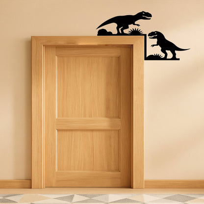 Silhouette -  Dinosaur Doorway Arch Wall Decor