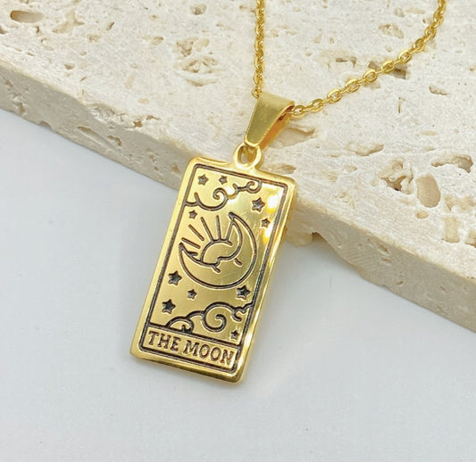 Square Tarot Cards Necklace