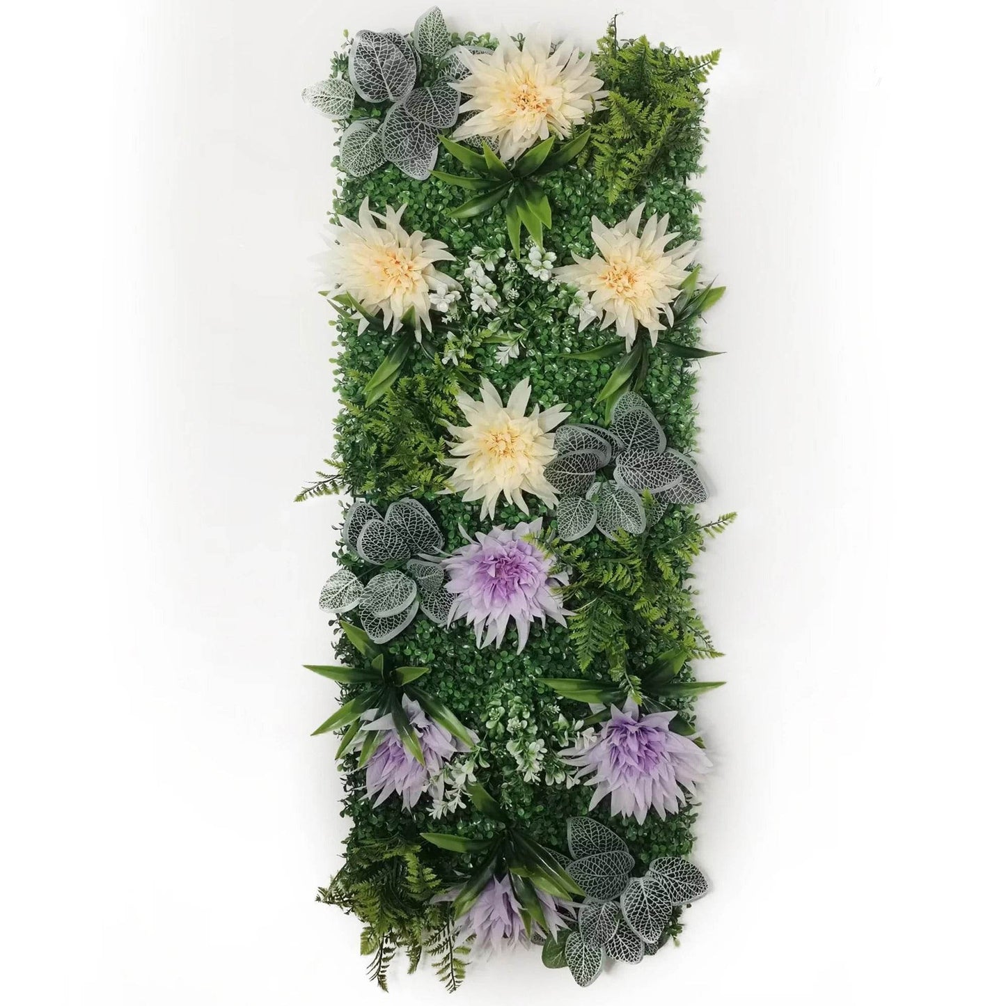 Artificial Plant Lawn Backdrop - Dahlia-Like Flowers - Shop Jobie
