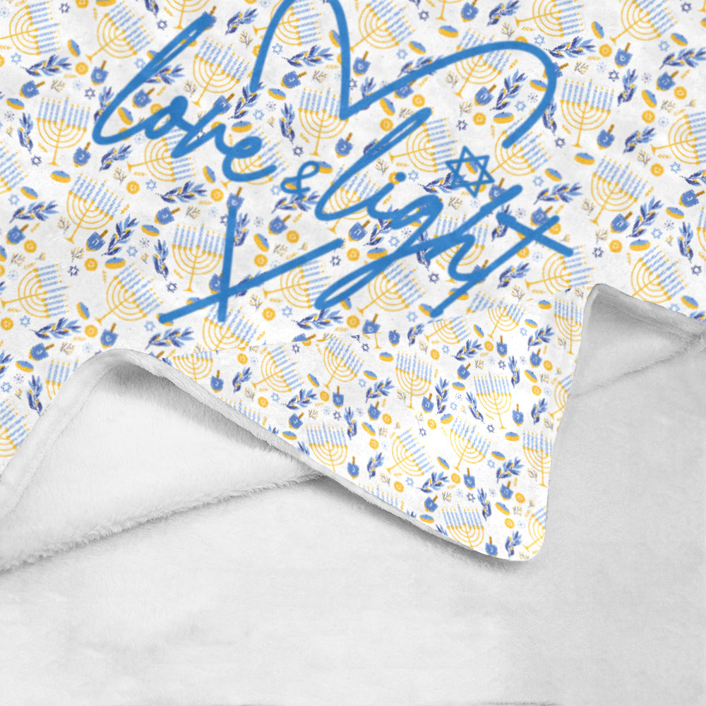 Happy Hanukkah Cozie Hug Blanket