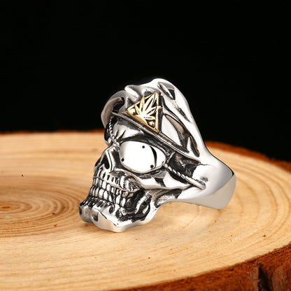 925 Sterling Silver Skull Ring