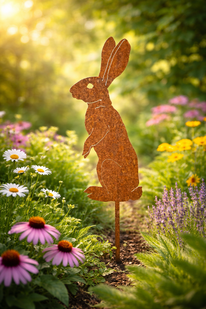 Silhouette - Metal Bunny Yard Stake
