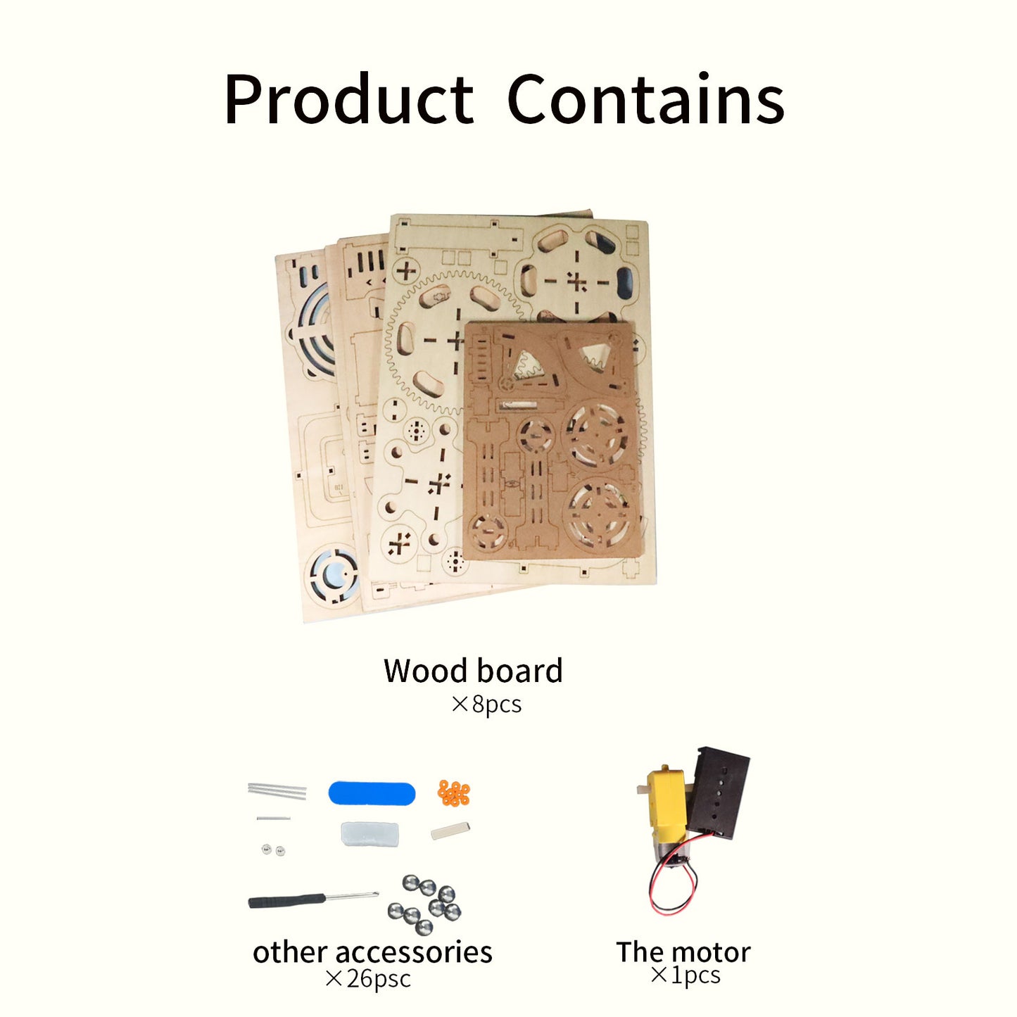 3d Wooden Puzzle 168pc Electric Marble Run