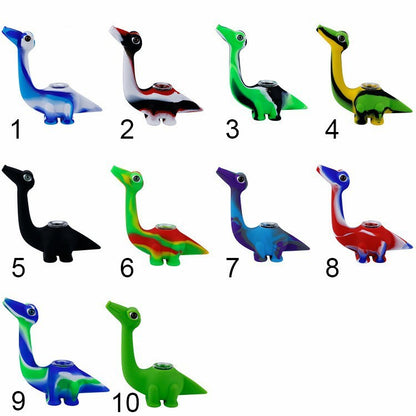 Silicone Dinosaur Pipe - NOT A TOY