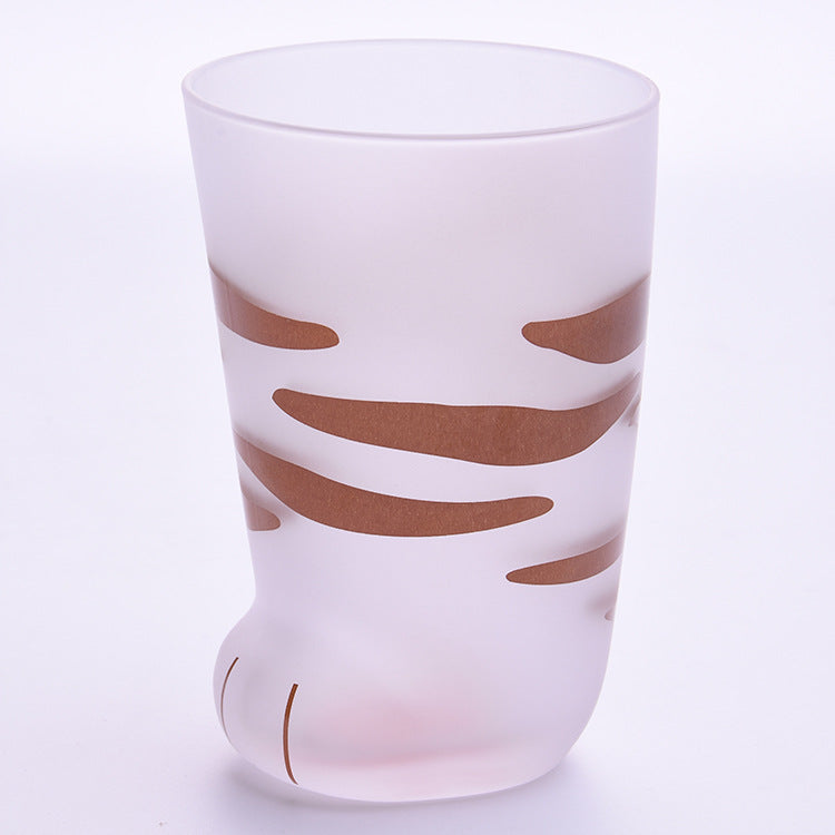 Glass Animal Feet Cup