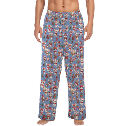 Cozie Hug Pajama Bottom  - Mice Blue
