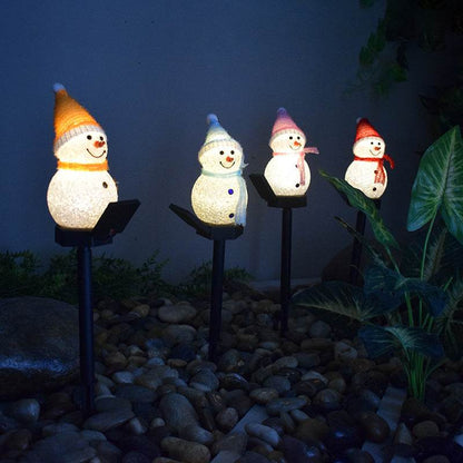 LED Solar Snowman Stake Light - Shop Jobie