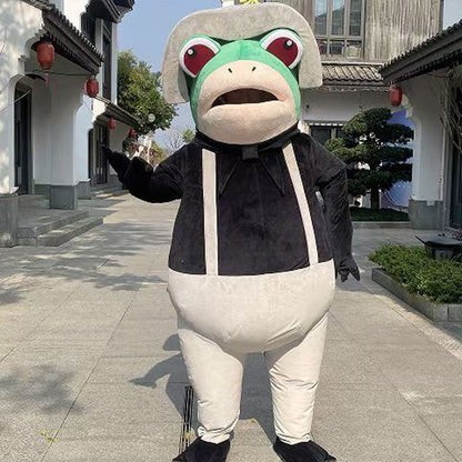 One-size Cloth Inflatable Cartoon Frog Costume