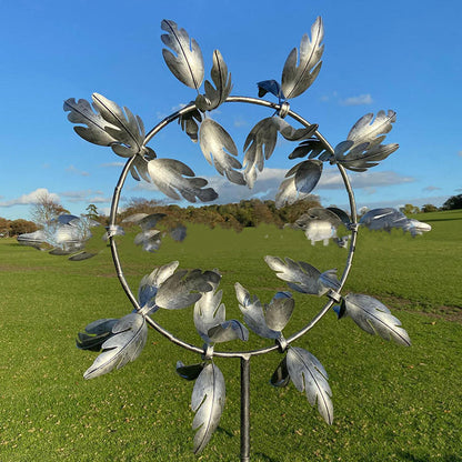 Leaf Metal Windmill