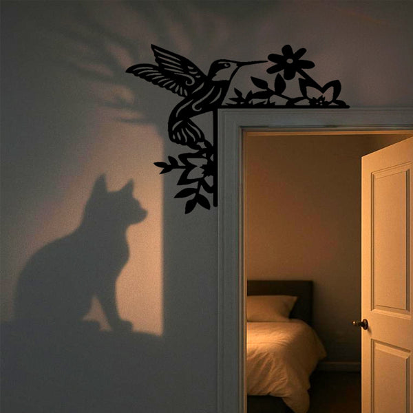 Silhouette -  Removable Bird Doorway Arch Decal Stickers