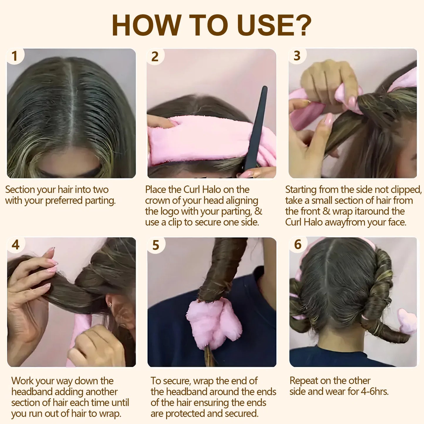 Zero Effort Satin Heatless Hair Curler