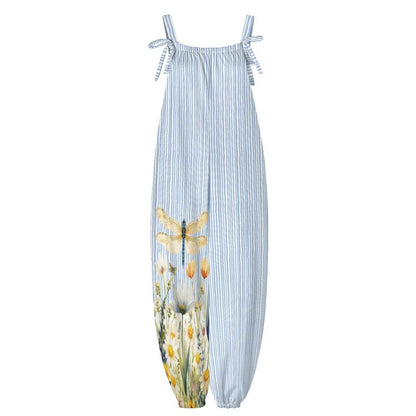 Bow Knot Baggy Overalls - Shop Jobie