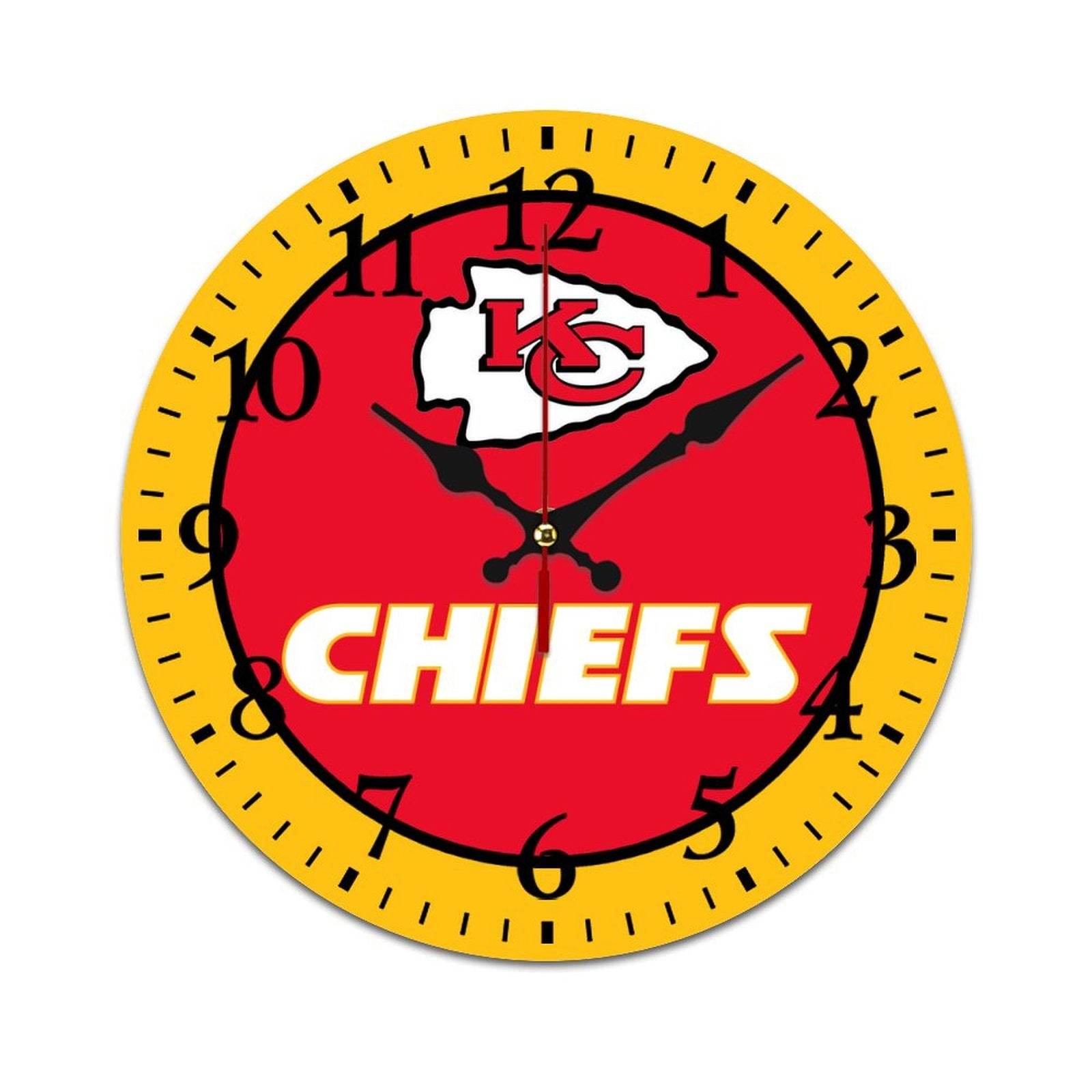 KC Chiefs Wall Clock - Shop Jobie