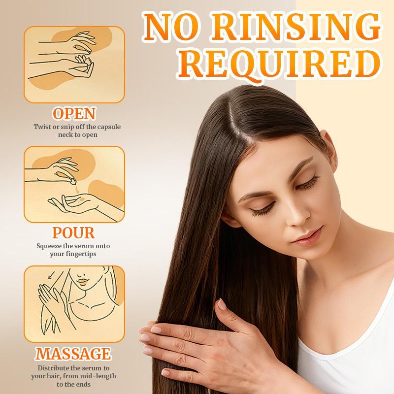Single-use Hair Oil Capsules