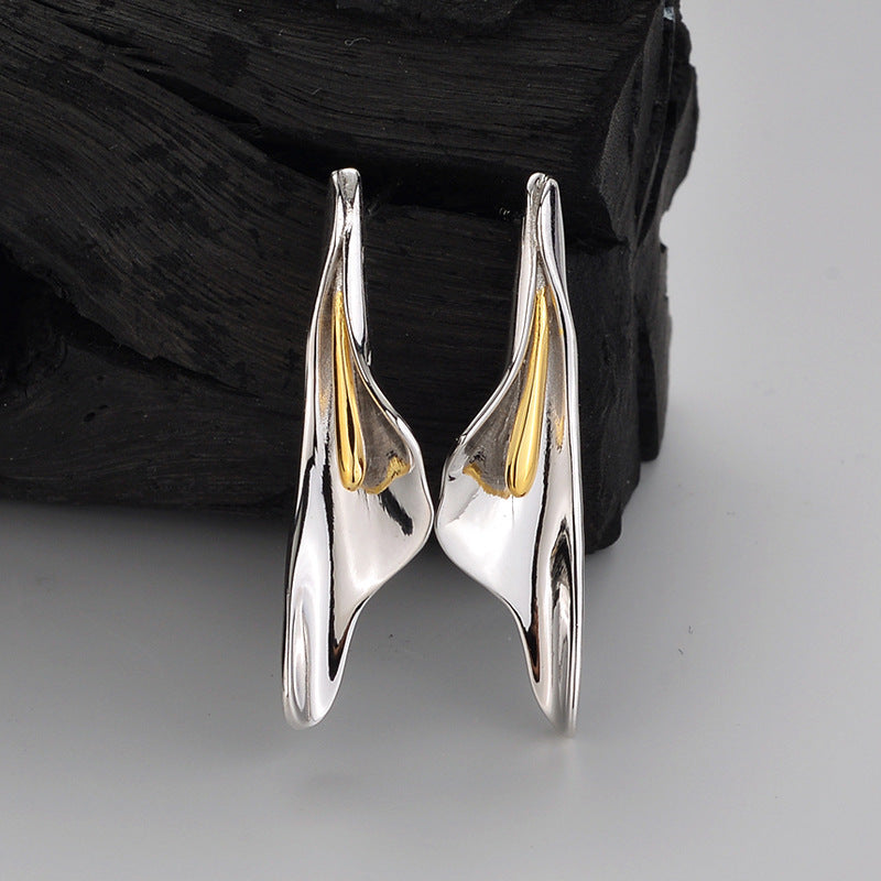 Women's 925 Sterling Silver Floral Stud Earrings
