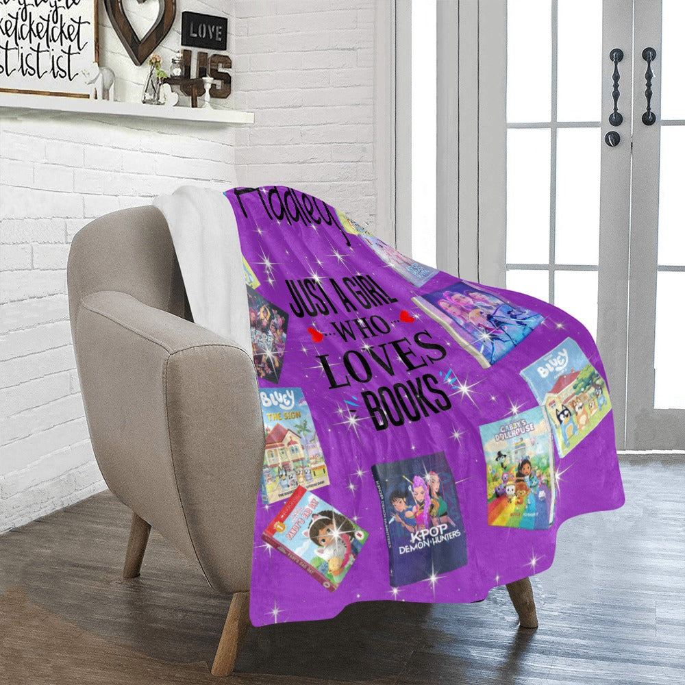 Kids Cozie Hug Books! Blanket - Personalized!