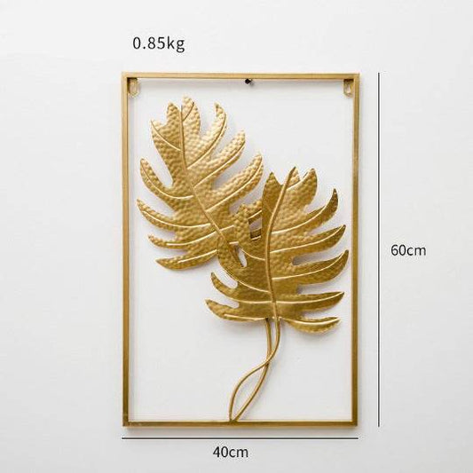 Wrought iron Leaf Wall Hangings - Shop Jobie