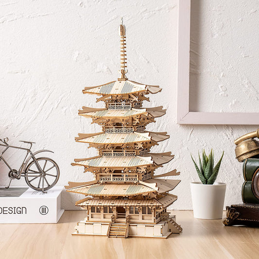 3D Wooden Puzzle - 275pc Storied Pagoda