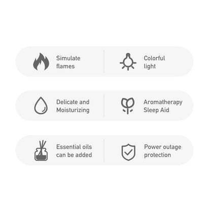 Flame Aromatherapy Diffuser Air Humidifier - Shop Jobie