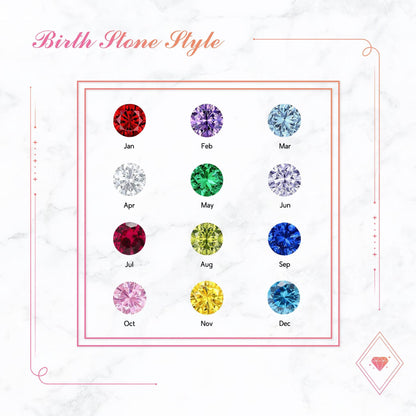 Heart Birthstone Necklace For Mom - Shop Jobie