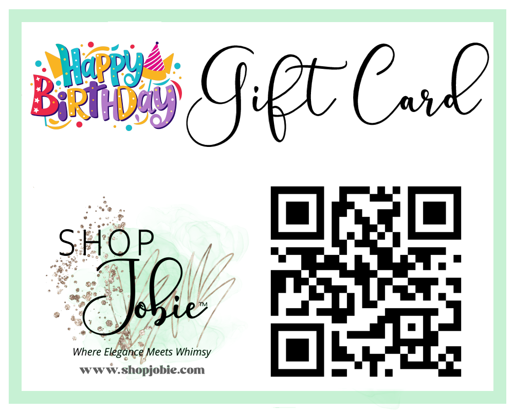 ShopJobie.com GIFT CARDS!