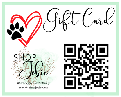 ShopJobie.com GIFT CARDS!