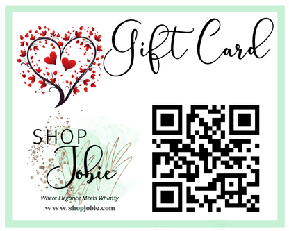 ShopJobie.com GIFT CARDS!