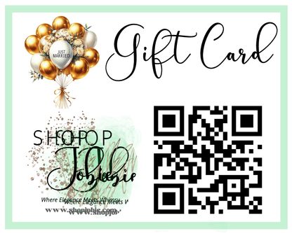 ShopJobie.com GIFT CARDS!