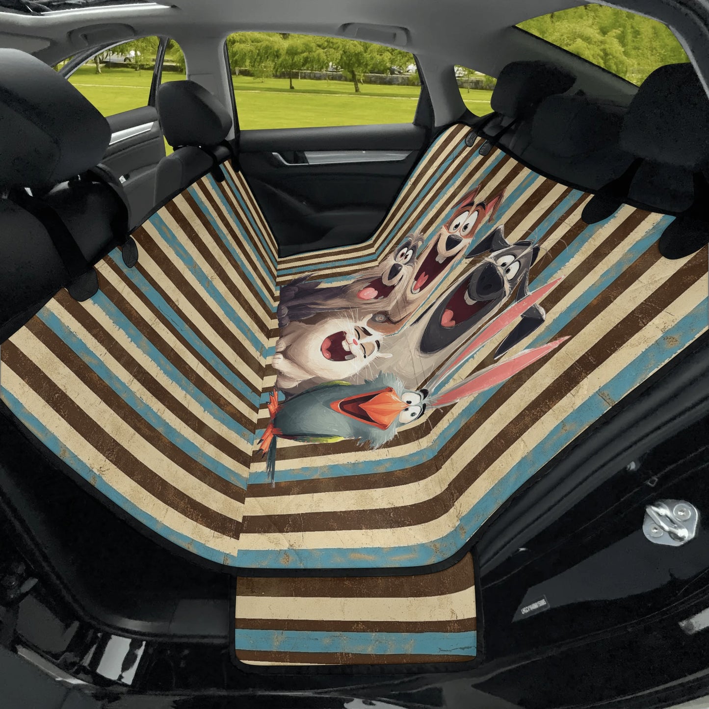 Custom Quilted Pet Seat Cover