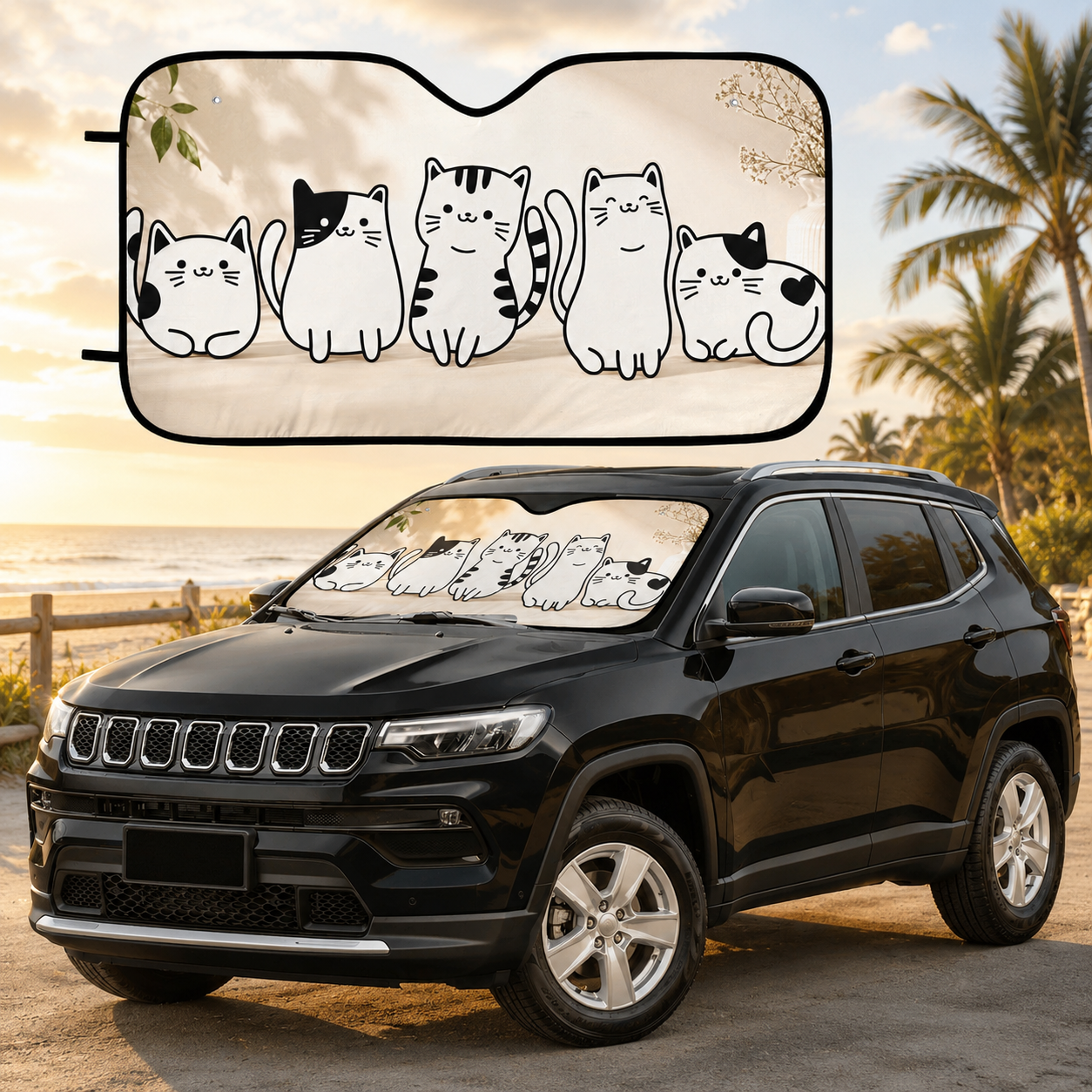 Foldable Car Windshield Sun Shades