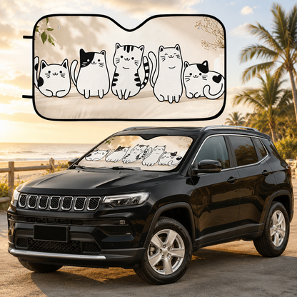 Foldable Car Windshield Sun Shades