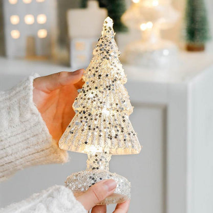 Lux Glass Christmas Tree Figurines - Shop Jobie
