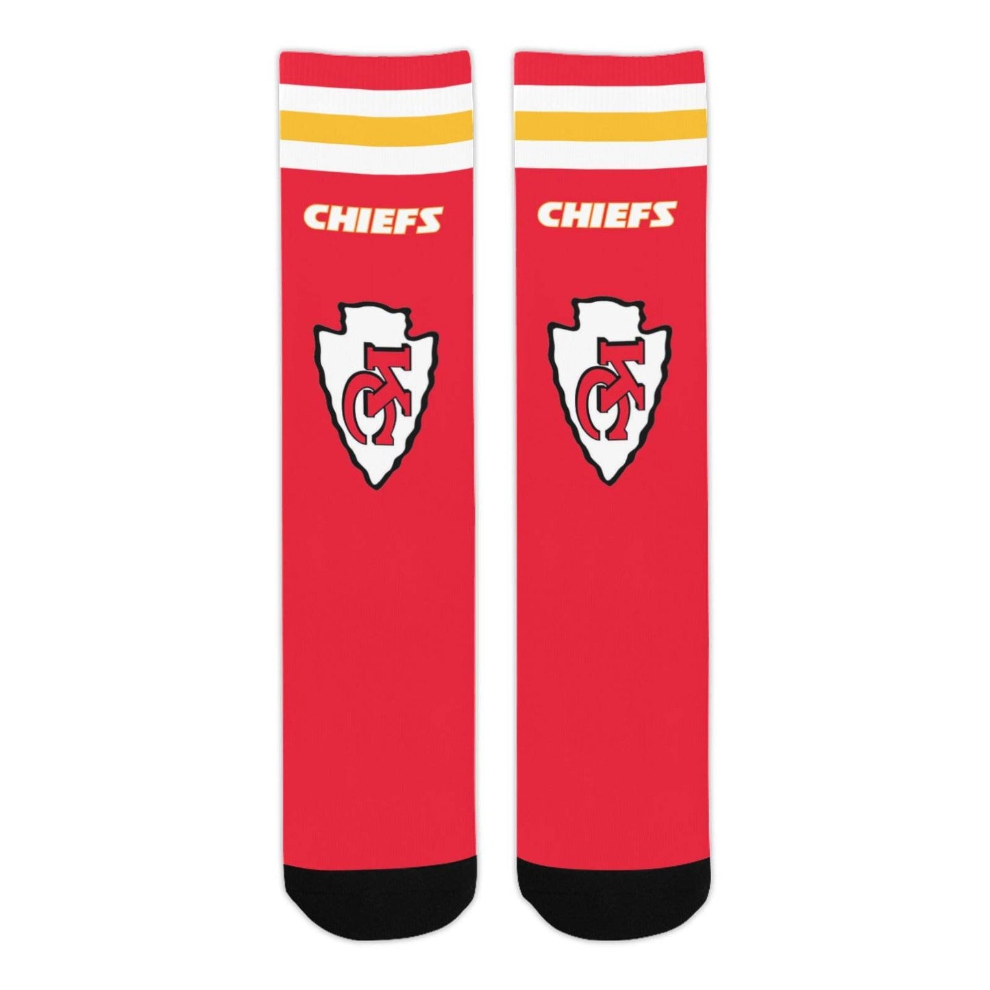 KC Chiefs Crew Socks 2 - Shop Jobie