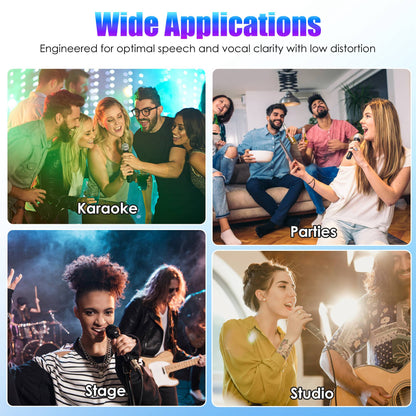 2pk UHF Wireless Microphone Set