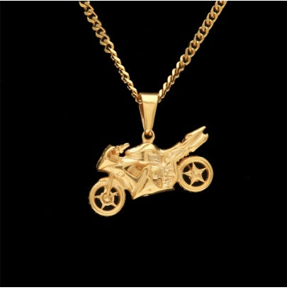 Hip Hop Motorcycle Pendant