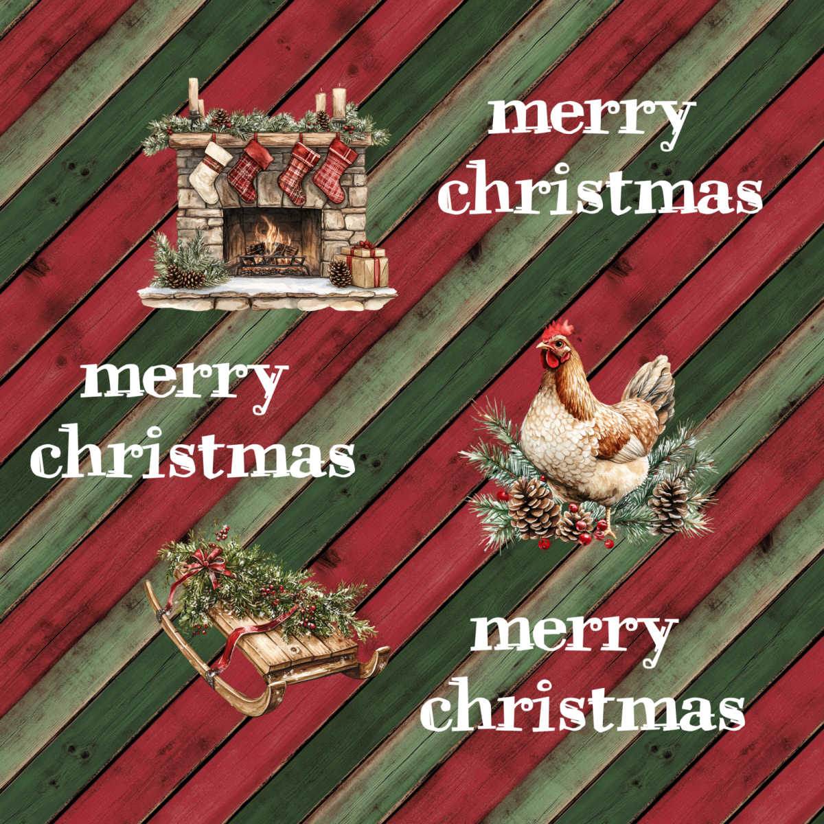 Wrapping Paper Farmhouse Christmas - Shop Jobie