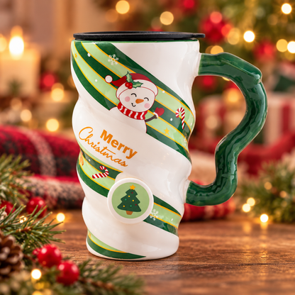 15oz Ceramic Christmas Mugs