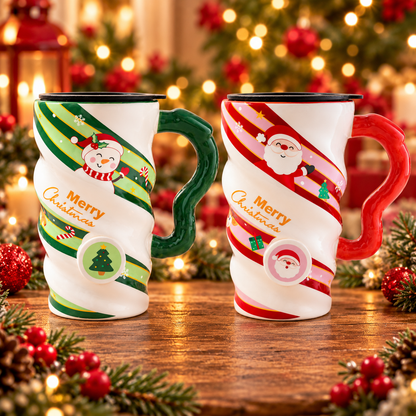 15oz Ceramic Christmas Mugs